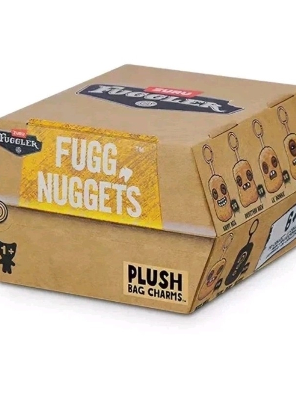Fugg Nuggets Plush Bag Charms - Brown and Yellow